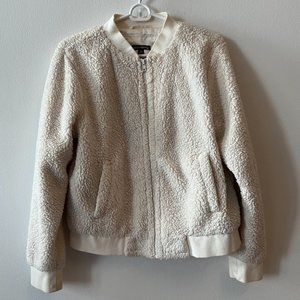 J Crew Sherpa Bomber (M)